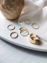 Japanese Korean Style Seven Piece Ring Set – Stylish Gifts — 2