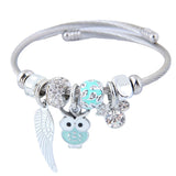 DIY Beaded Owl Angel Wings Pendant Stainless – Jewelry Gift Ideas — 1