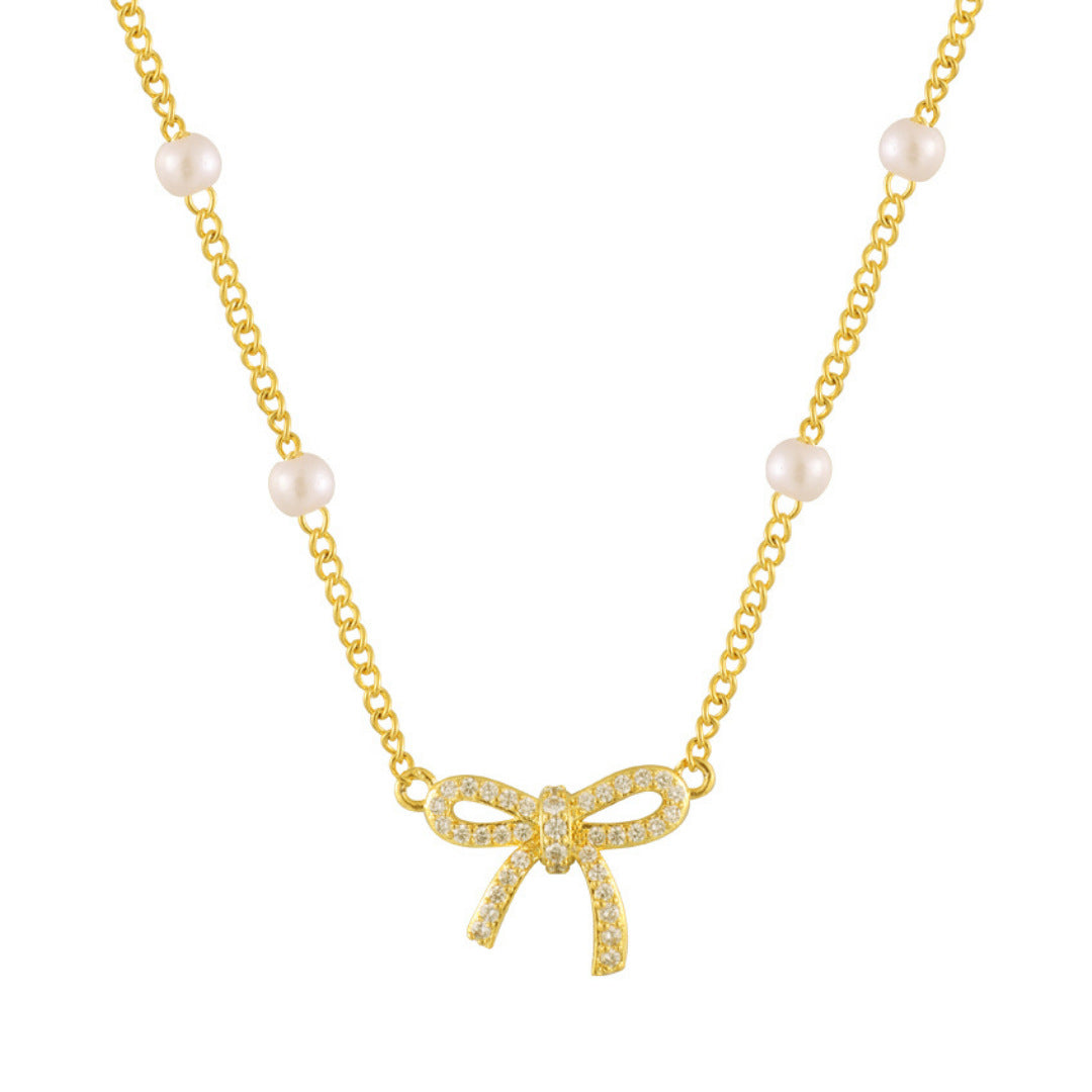 Bow Women's Light Luxury Ins Minority All-match – Gifts for Her — 1