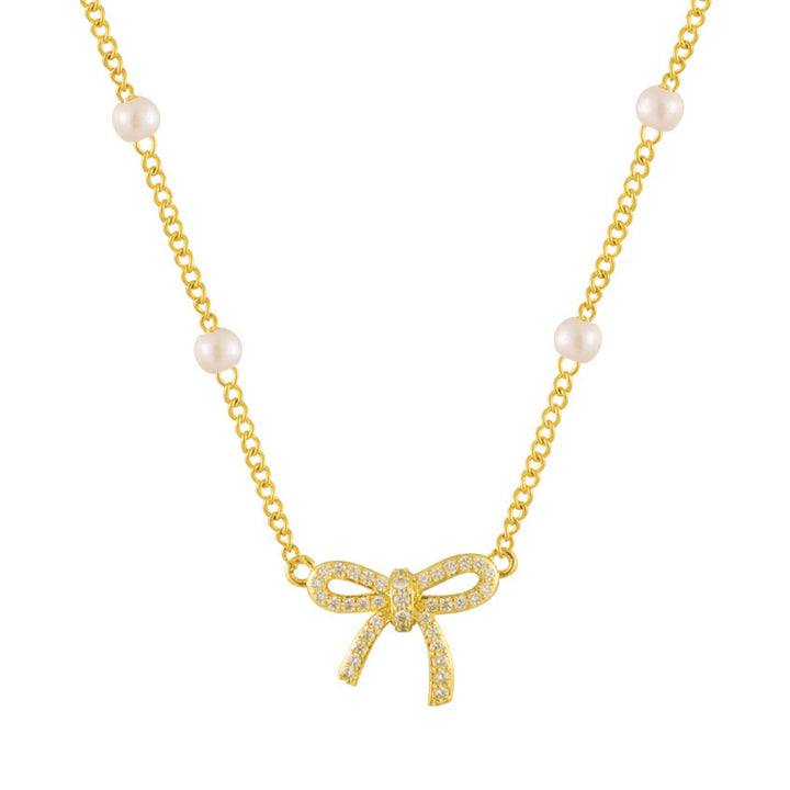 Bow Women's Light Luxury Ins Minority All-match – Gifts for Her — 1