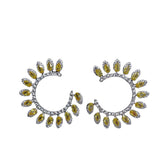 C- Shaped Zircon Earrings Handmade Inlaid Fashion – Stylish Gifts — 7