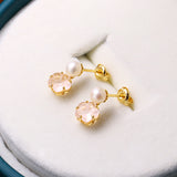 Anti Allergic Natural Crystal Earrings – Everyday Gifts — 3