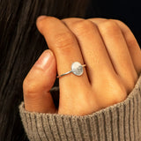 S925 Pure Silver Sea Wave Storm Ring Female Simple – Gifts for Her — 5