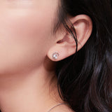 Star Moon Cat Earrings Women's Sterling Silver – Gifts for Her — 4