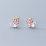 Woven flower earrings – Thoughtful Gifts — 4