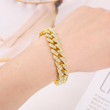 European Hip Hop Men's Full Diamond Bracelet – Jewelry Gift Ideas — 5