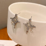 Heart-shaped Zircon Earrings Simple Ins Cold Style – Stylish Gifts — 1