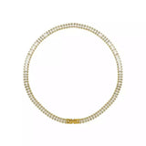 Zircon Tennis Chain Real Gold Plating OT Buckle – Jewelry Gift Ideas — 8