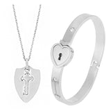 Fashion Jewelry Titanium Steel Couple Love Lock – Jewelry Gift Ideas — 10