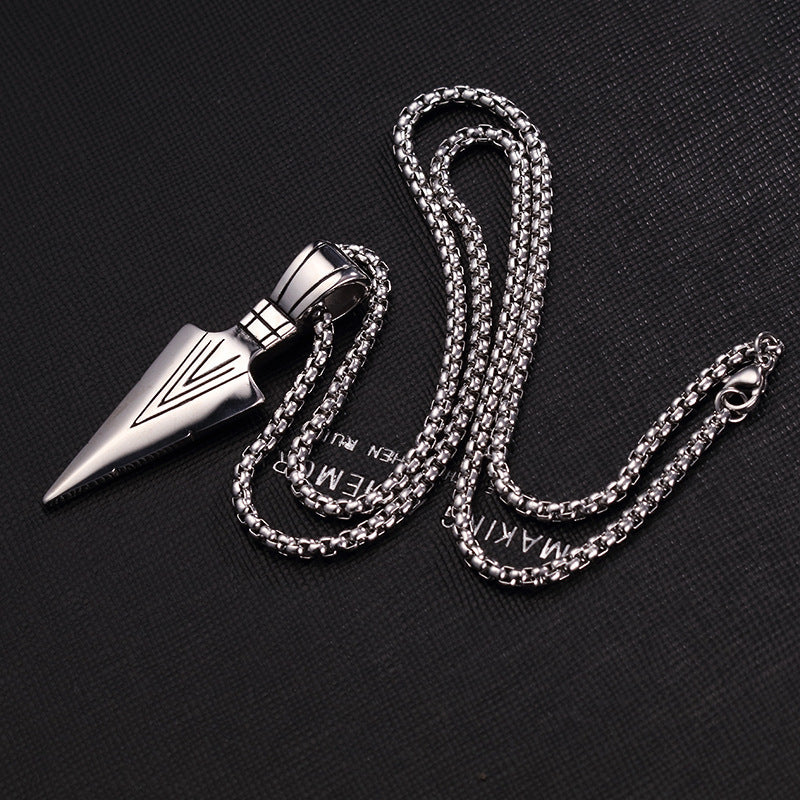Bow And Arrow Triangle Necklace Personality – Jewelry Gift Ideas — 1