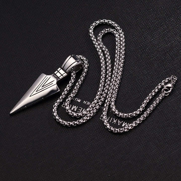 Bow And Arrow Triangle Necklace Personality – Jewelry Gift Ideas — 1