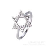 Sterling Silver Belief Hexagonal Mango Ring Ring – Birthday Gifts — 11