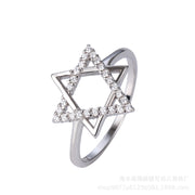 Sterling Silver Belief Hexagonal Mango Ring Ring – Birthday Gifts — 11