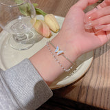 Double layered colorful butterfly bracelet – Jewelry Gift Ideas — 6