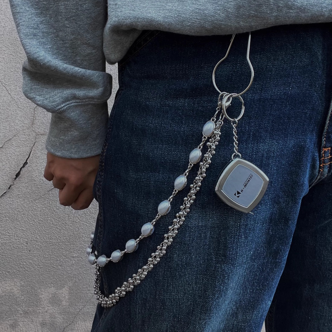 Metal Pearl Waist Chain Men's Accessories Phants – Stylish Gifts — 1