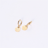 Women's metal disc earrings – Gifts for Her — 8