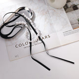 Pearl Ribbon Bow Necklace Free Adjustment – Jewelry Gift Ideas — 3