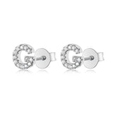 S925 Pure Silver Ear Nail With 24 Letters – Beauty Gifts — 4