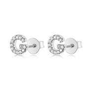 S925 Pure Silver Ear Nail With 24 Letters – Beauty Gifts — 4