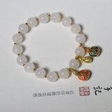 Hetian Jade Light Lotus Round Beads Swallowing – Jewelry Gift Ideas — 5