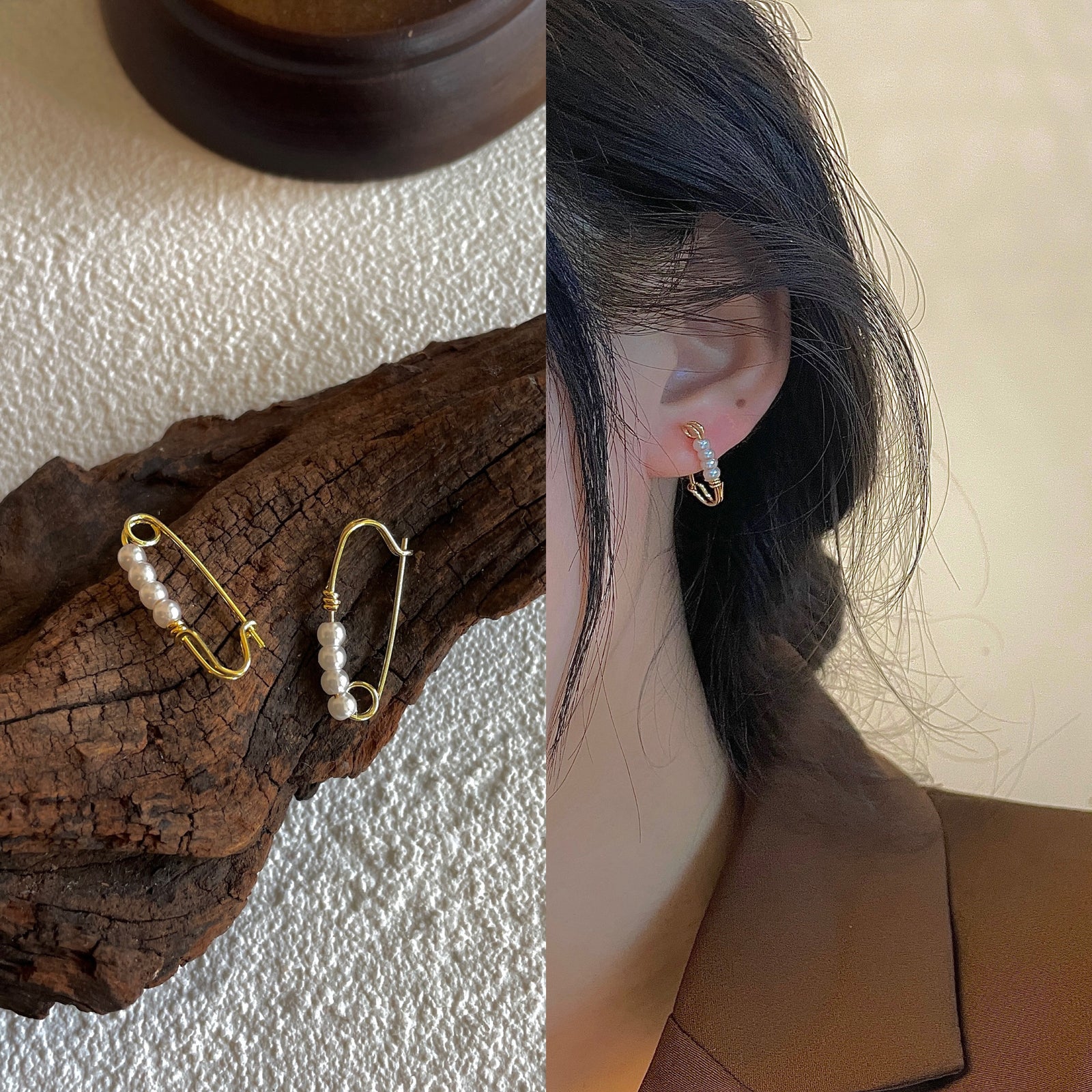 Women's Simple Niche Design Stud Earrings – Gifts for Her — 1