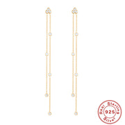 Triangle Studded Diamond Spacing Tassels Appear Slim – Surprise Gifts — 2