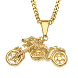 Men's Motorcycle Shape Stainless Steel Pendant – Jewelry Gift Ideas — 1