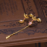 Tassel Magic Wand Asymmetric Earrings – Small Gift Ideas — 4