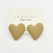 Heart-shaped Earrings Acrylic Simple Advanced – Useful Gifts — 19