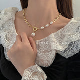 Women's Vintage Baroque Pearl Pendant Stitching – Jewelry Gift Ideas — 3