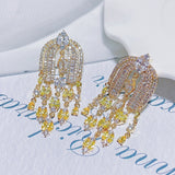 Fashion Court Teardrop Tassel Earrings – Stylish Gifts — 4