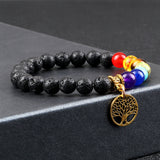 Creative 8mm Beads Tree Of Life Pendant Bracelet – Jewelry Gift Ideas — 11