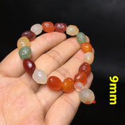 Colorful Agate Rough Stone Bracelet Colorful – Jewelry Gift Ideas — 6