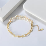 S925 Sterling Silver Water Pearl Bracelet – Jewelry Gift Ideas — 1