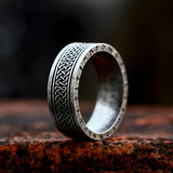 Stainless Steel Viking Celtic Knot Ring For Men – Gifts for Him — 2