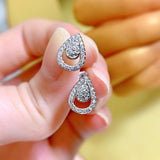 Geometric Water Drop Earrings Hollowed Out – Stylish Gifts — 3