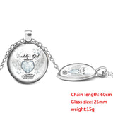 12 Colors Birthstone Angel Wings Necklace Daddy's – Jewelry Gift Ideas — 8