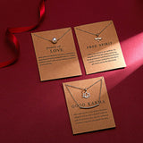 Fashion Pearl Pendant Paper Card Necklace – Jewelry Gift Ideas — 1