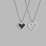 Mosaic Heart Hollow Necklace – Jewelry Gift Ideas — 4