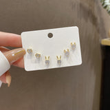 Women's Fashion Simple Silver Pin Earrings Set – Stylish Gifts — 20
