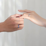 A Pair Of Pure Silver Wave Rings – Stylish Gifts — 2