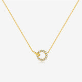 S925 Sterling Silver Ring Buckle Necklace – Jewelry Gift Ideas — 3