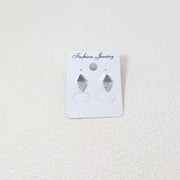 Niche Triangular Rhombus Zircon Stud Earrings – Gifts for Her — 6