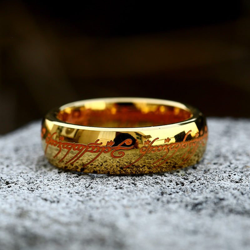 Stainless Steel Vacuum Electroplated Ring For Men – Gifts for Him — 1
