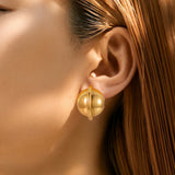 Fashion Stainless Steel Irregular Round Geometric – Stylish Gifts — 1