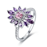 925 Sterling Silver Personalized Fashion SUNFLOWER – Stylish Gifts — 3