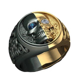 Men's Fashion Trend Blue And White Diamond Two Tone – Stylish Gifts — 3