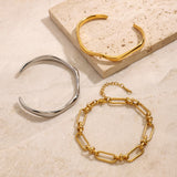 Classic Open 18K Plain Bracelet – Jewelry Gift Ideas — 5