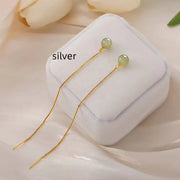Women's Sterling Silver Temperament Long Ear Wire – Gifts for Her — 4