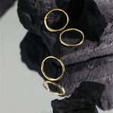 Ins Style Niche Pleated Texture Ring Irregular S925 – Stylish Gifts — 9